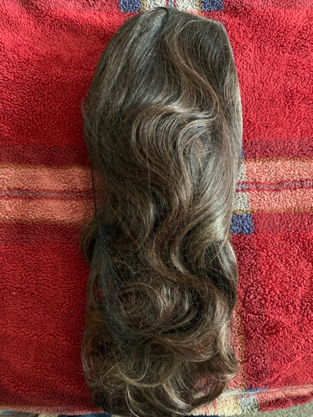 Natural Brown Wavy Hairpiece for Women - Unbranded